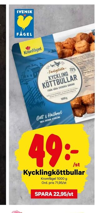 Kycklingköttbullar