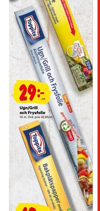City Gross Ugn/Grill och Frysfolie erbjuda