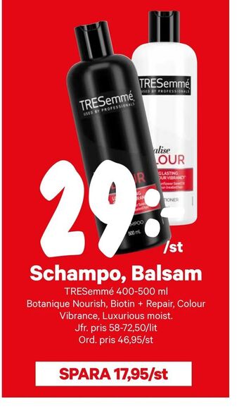 City Gross Schampo, Balsam erbjuda