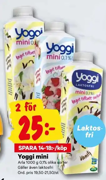City Gross Yoggi mini erbjuda