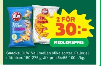 Coop Snacks erbjuda
