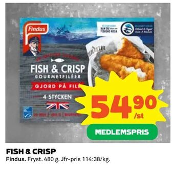 Coop Extra Fish & crisp erbjuda