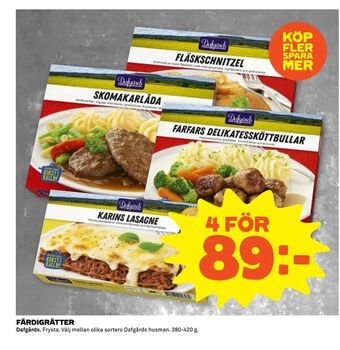 Coop Extra Färdigrätter erbjuda