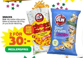 Coop Extra Snacks erbjuda
