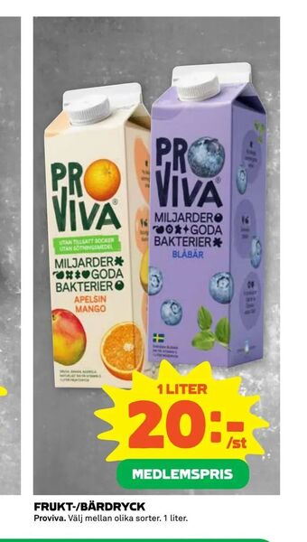 Coop Extra Frukt-/bärdryck erbjuda