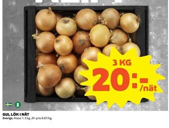 Coop Extra Gul lök i nät erbjuda