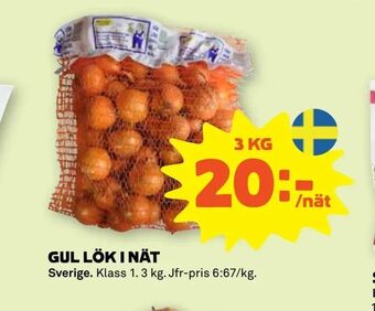 Coop Forum Gul lök i nät erbjuda