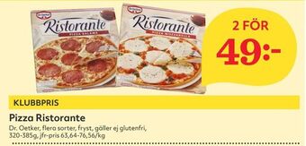 Hemköp Pizza Ristorante erbjuda