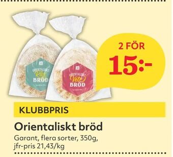 Hemköp Orientaliskt bröd erbjuda