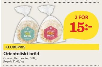 Hemköp Orientaliskt bröd erbjuda