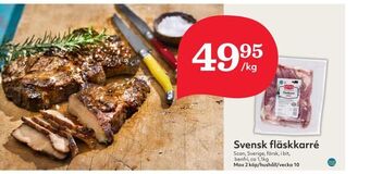 Hemköp Svensk fläskkarré erbjuda
