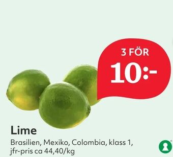 Hemköp Lime erbjuda