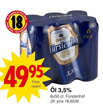 Matöppet Öl 3,5% erbjuda