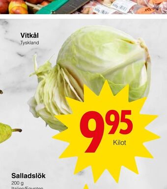 Matöppet Vitkål erbjuda