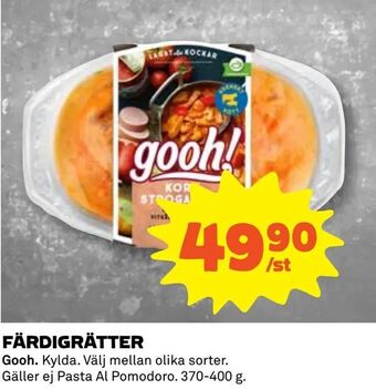 Coop Daglivs Färdigrätter erbjuda