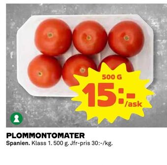 Coop Daglivs Plommontomater erbjuda