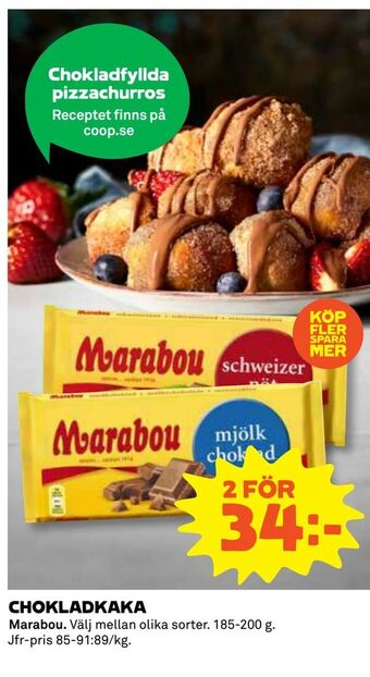Coop Daglivs Chokladkaka erbjuda