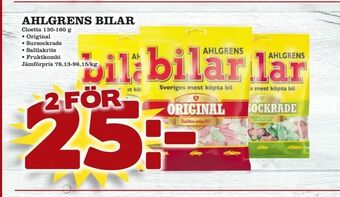 minmatbutik Ahlgrens bilar erbjuda