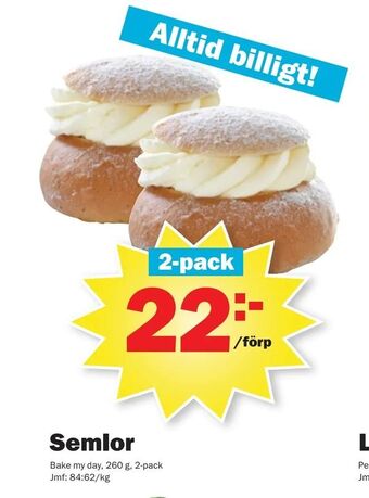 Pekås Semlor erbjuda