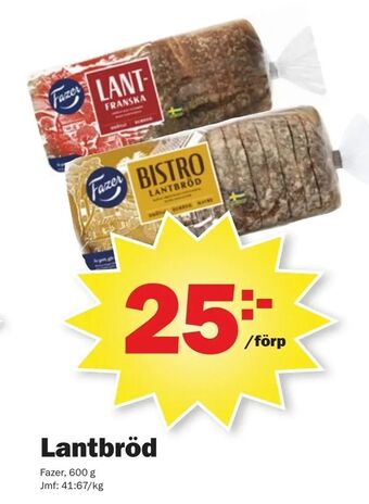 Pekås Lantbröd erbjuda