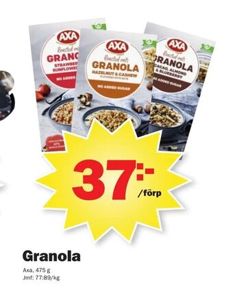 Pekås Granola erbjuda