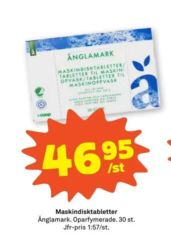 Stora Coop Maskindisktabletter erbjuda