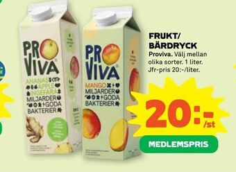 Stora Coop Frukt/ bärdryck erbjuda