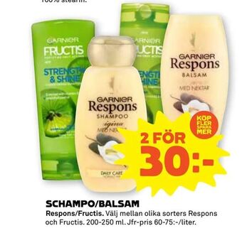 Stora Coop Schampo/balsam erbjuda