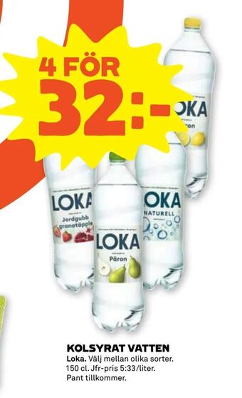 Stora Coop Kolsyrat vatten erbjuda