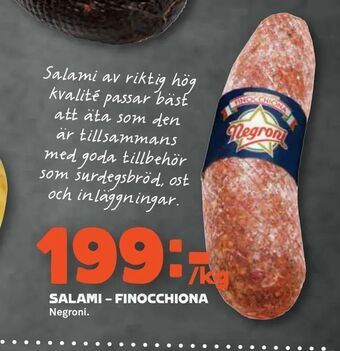 Stora Coop Salami - finocchiona erbjuda