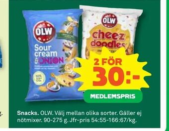 Stora Coop Snacks erbjuda