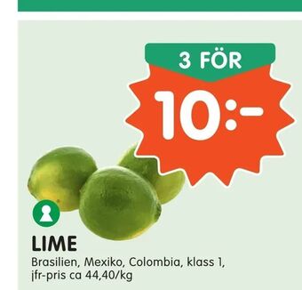 Tempo Lime erbjuda