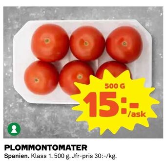 Coop Plommontomater erbjuda