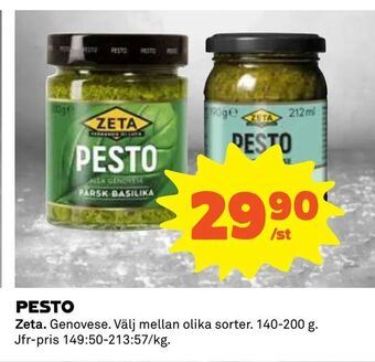 Coop Pesto erbjuda