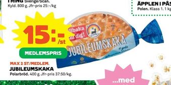 Coop Jubileumskaka erbjuda