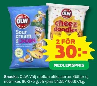 Stora Coop Snacks erbjuda