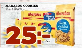 Bonum Matmarknad Marabou cookies erbjuda