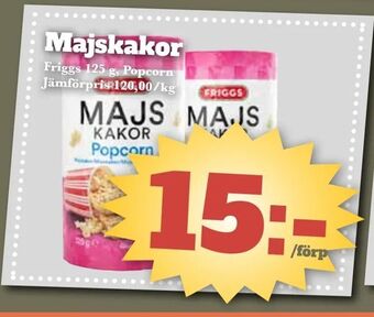 Bonum Matmarknad Majskakor erbjuda