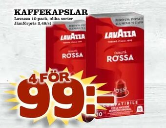 Matdax Kaffekapslar erbjuda