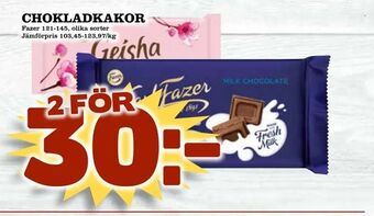 Matdax Chokladkakor erbjuda
