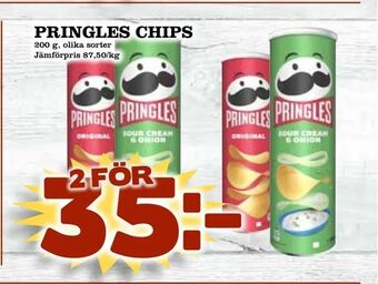 Matdax Pringles chips erbjuda
