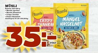 Matdax Müsli erbjuda