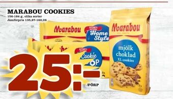Matvärlden Tensta Marabou cookies erbjuda