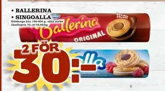 Matvärlden Tensta Ballerina • singoalla erbjuda