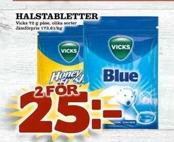 Matvärlden Tensta Halstabletter erbjuda