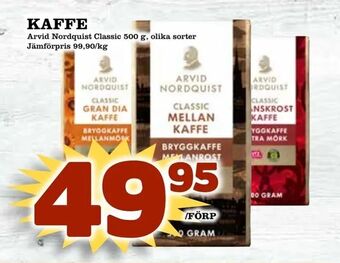 Nelins Kaffe erbjuda