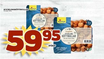 Supergrossen Kycklingköttbullar erbjuda