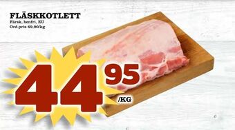 Din Mat Fläskkotlett erbjuda
