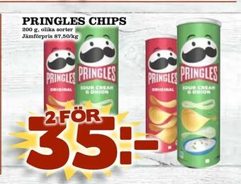 Din Mat Pringles chips erbjuda