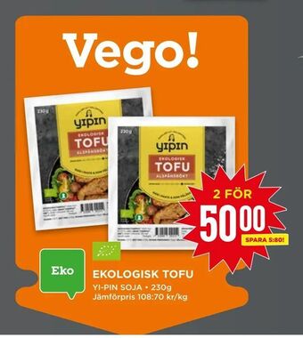 Willys Ekologisk tofu erbjuda